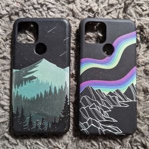 Pela Google Pixel 5 Cases Glow Boreal